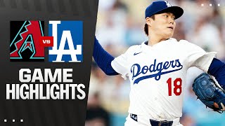 ダイヤモンドバックス対ドジャース戦ハイライト（5/20/25）| MLBハイライト