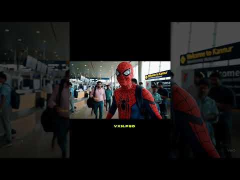 Spider man in kannur vlog #ai #veo3 #trending #youtubeshorts