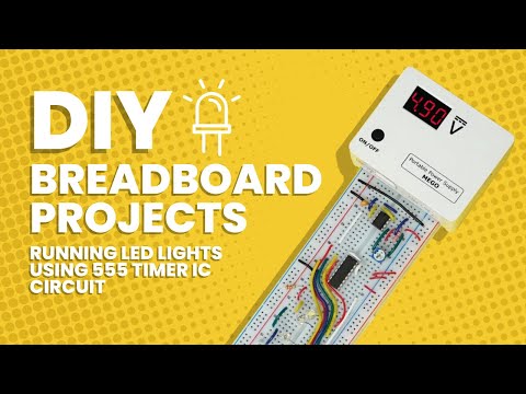 Flashing Lights using Timer IC Circuit | NE555 Timer