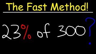 How To Find The Percent of a Number Fast!
