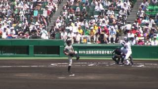 敦賀気比高 平沼 翔太 選手 守備