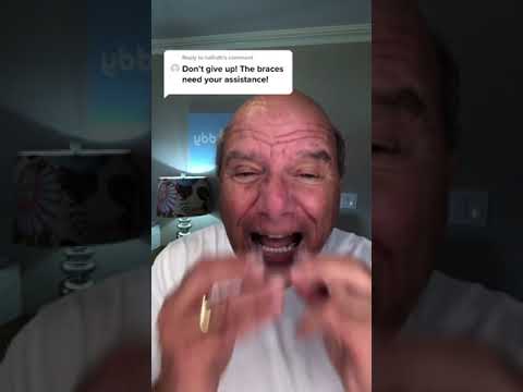 Dr. Spinosa puts on #braces for #tiktok.. #Shorts