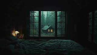 Gentle Rain on Window for 3 Hours 🌧️ Peaceful Night Rain for Sleep & Study