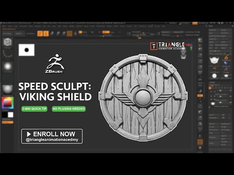 Speed Sculpt: Viking Shield in ZBrush
