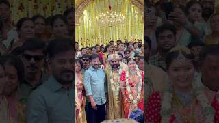 CM Revanth Reddy At Jakkidi Shiva Charan Reddy Marriage #shorts #cmrevanthreddy #revanthreddy