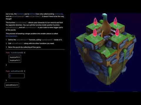 Apple Swift Playgrounds - Learn to Code 1 - Nesting Patterns