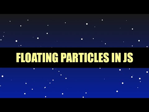 Floating Particle Animation In Vanilla JS. #Coming Soon. #shorts.