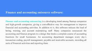 Different Types Of Software Used In  Business Under   Financial Criteria