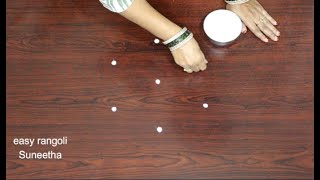 Latest rangoli designs for Sankranthi 2026🌸simple Lotus color kolam designs🌸New muggulu designs