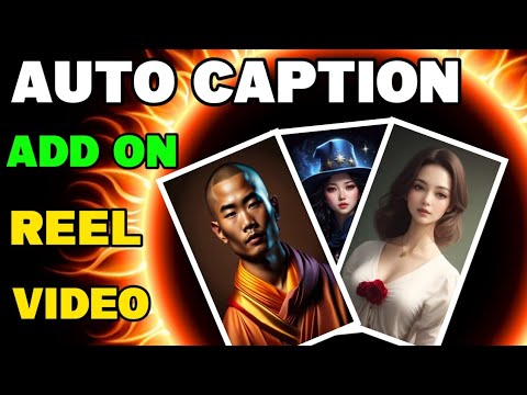 Auto caption add on reel video | Apne video me caption kaise lagaye