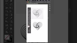 How To Create Heart Shape  #adobeillustratortipsandtricks #howtocreatelHeart #viralshorts