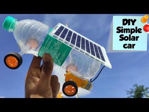 DIY Simple Solar car| Easy to Build | How to Make Solar Car at home #SolarCar #diy #scinceproject