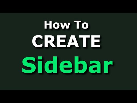 Let's Create Sidebar in React.js
