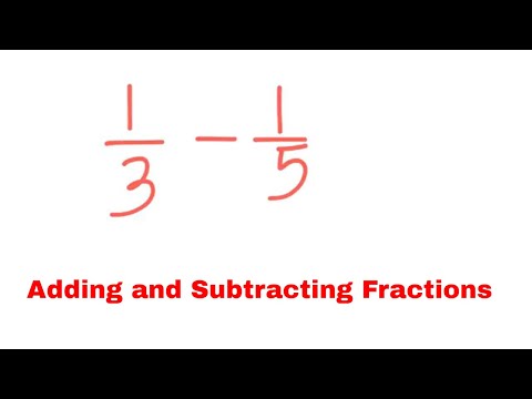 Adding and Subtracting Fractions