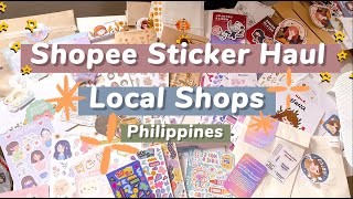 Shopee Sticker Haul from Local Shops Philippines 🇵🇭 #SupportLocal
