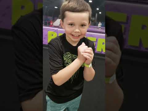 Jumping At Soar Trampoline Park