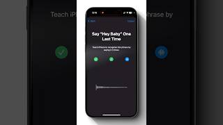 Hey SIRI ❌ Hey BABY ✅ New IOS Update on iPhone #shortsvideo #funnyshorts #tech #iphonetips