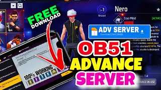 OB51 ADVANCE SERVER 2025 | FREE DOWNLOAD + 100% WORKING TRICK | New Characters, Skins & Rewards!”