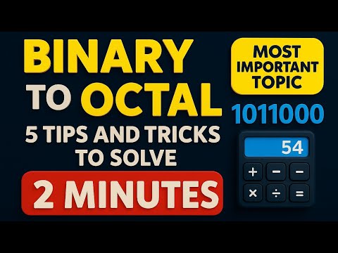 Learn Binary to Octal Conversion Fast - Step by Step Guide