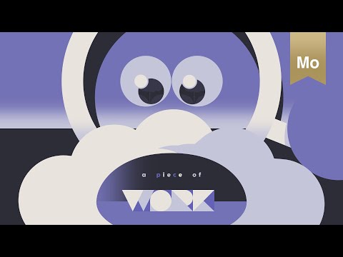 'a piece of work' 모션그래픽 motion graphics