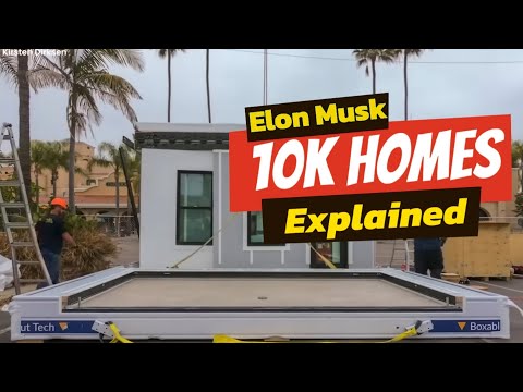 It's happening! $10,000 Homes! Really Elon Musk???