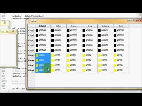 PyQt4 Model View Tutorial Part 03_2