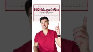 Read an ECG in 6️⃣ Easy Steps #medstudent #medschool #medicalschool #medicalstudent #ecg #cardiology