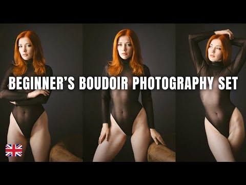 Easy boudoir photography set for beginners | Behind the Scenes process