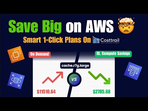 1-Click AWS Cost Plan Comparison  (On-Demand, Reserved, Compute Savings, EC2Instance, Spot)