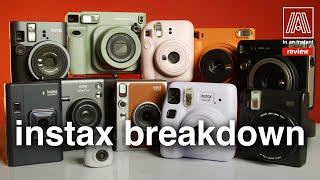 Instax Camera Breakdown - Comparing EVERY FujiFilm Instax model, which is right for you? And me?