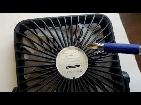 hx-122 - portable slim rechargeable minimalistic design usb fan review-a book fan!