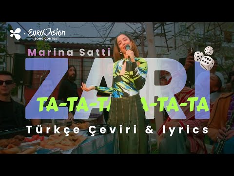 Marina Satti - ZARI (Türkçe Çeviri & lyrics) | Yunanistan 🇬🇷  | Eurovision 2024