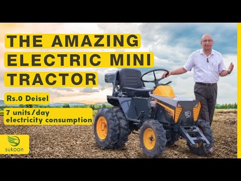 The Amazing Electric Mini tractor - Haldhar Micro-Trac 750 || +91-9513319746
