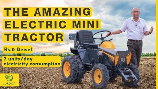 The Amazing Electric Mini tractor - Haldhar Micro-Trac 750 || +91-9513319746