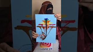 Colorful Magic Art Video idea | Kids Activities Video #youtubeshorts #youtuber #shortsfeed #Craft