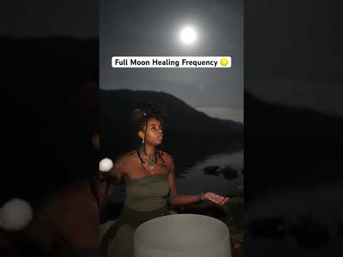 Full Moon Healing Frequency #shorts #fullmoon #soundhealing #singingbowls #healing #meditation