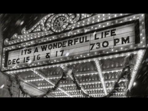 you're walking alone on christmas eve 1945 in bedford falls, new york