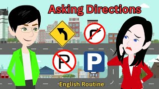 Asking and giving directions in English | English conversation | Learn English | English Routine