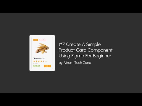 07 One Minute UI Product Cards Food Shop | Atrem Tech Zone #OneMinuteATZ