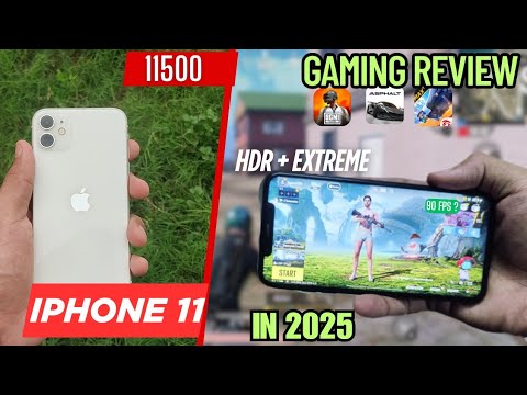 iPhone 11 Gaming test 2025 🔥🔥Still a gaming beast || Bgmi 60 FPS (Hdr+Extreme)