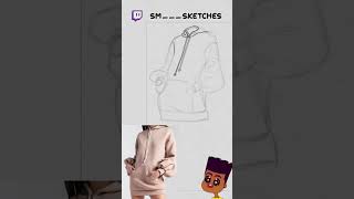 How I study drawing clothing and folds 😀 long study session #art #speedsketching #timelapse