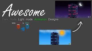 Awesome Dark Theme Animation using Html & CSS 02 || Simple HTML & CSS Projects || Avijit Creation