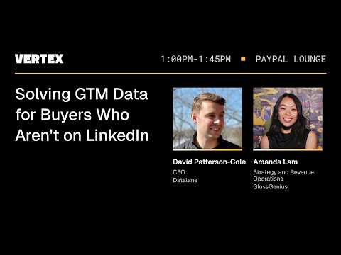 Solving GTM Data for Buyers Who Aren't on LinkedIn