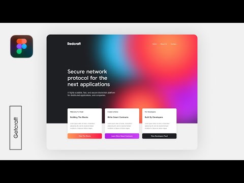 Landing Page Design | Figma Tutorial | Gradient Blends