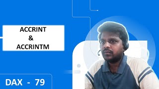 DAX | POWER BI | ACCRINT and ACCRINTM Functions