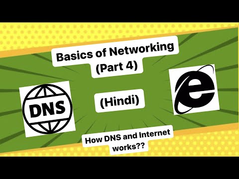 Basics of Networking (Part 4): How DNS & Internet works (Hindi)