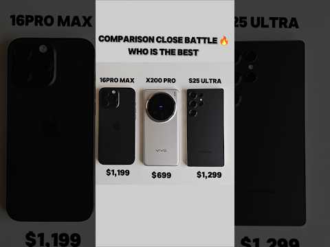 iphone 16 pro max Vs vivo x200 pro vs samsung s25 ultra Speed test comparison #shortfeed #shorts