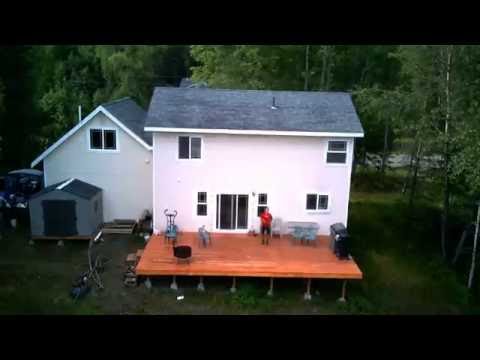 Holy Stone f181 quadcopter test flight onboard camera