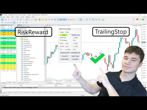 📏 💵TrailingStop and RiskReward with ManHedger (get it for FREE while you can)