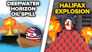 The Most Powerful Man-made Disasters of Countryballs | Countryballs Animation